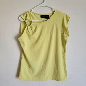 New York & Company Asymmetrical Sleveless Top